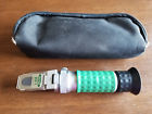026707 Vee Gee Scientific Handheld Refractometer Brix Range Degrees Used