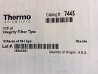 7445 Thermo Scientific Ul Integrity Filter Tips Cat Sterile Racks Of