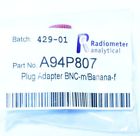 A94p807 Radiometer Analytical Plug Adapter Free Shipping