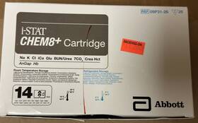 Abbott 09p31-26 I-sstat Chem8 Cartridge Expired 2024-07-16. Box Of 24 Units