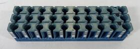Abbott 9321742 Lot Of 3 Cell Dyn Ruby Sample Specimen Rack Holder Blue