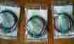 E34d-s Grass Instruments Lot Of 3 Pure Silver Disc Electrodes Type Nip