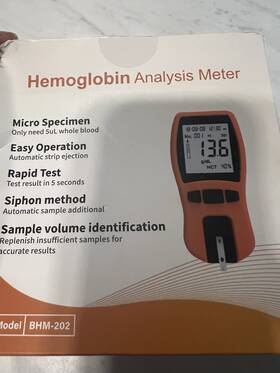 Homedsun Bhm-202 Hemoglobin Analysis Meter For Biological Laboratory