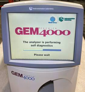 Instrument Laboratory 00024000510 Instrumentation Gem Premier 4000 Blood Gas Analyzer Please Read