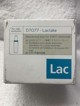 D7077 Radiometer Lactate For Abl Analyzers. Exp 2024