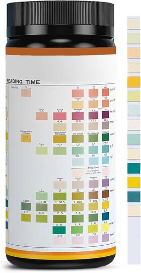 Samkarim 711181155952 Urine Test Strips 13 Par Metros - 150 Count Leu Ket Pro Nit Etc