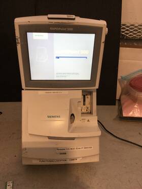 Siemens 0100630414589169213958124 Rapidpoint 500 Electrolyte And Blood Gas Tester