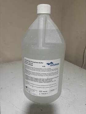 Sysmex 000358 Colorwright Phosphate Buffer Solution 4.0 Liters Ph 6.81 New