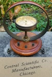Antique Galvanometer Tangent "central Scientific" Chicago Wood & Brass. Fixed Price $499.99.