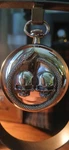 Size 18 Hampden Memento Mori Pocket Watch. Fixed Price $225.00.
