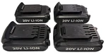 Lot Of 4 20V 2.0AH Li-ion Battery BP27-20020. Fixed Price $99.99.