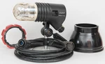 Speedotron 202VF 2400 Watt Sec Flash Strobe Head Power Cord Focus Ring Reflector. Fixed Price $175.00.