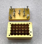 Para-dox Standard 24-POSITION Parallel Synthesis Aluminum Reaction Block. Fixed Price $199.00.