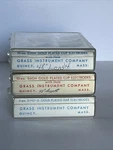 New Vintage Lot Grass Instrument Company Gold Disc Electrodes Quincy, Mass Usa. Fixed Price $40.00.