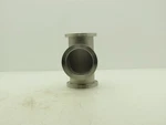 Pfeiffer Nor-cal 3TISO100OF 4" Vacuum Tube Iso-k Flanged Pipe Tee 304 Stainless. Fixed Price $299.99.