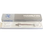 Used Hamilton 500UL Glass Gastight #1750 Chemseal Threaded Tip Syringe. Fixed Price $44.99.