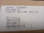 Siemens Advia 1200/1800/2400 1MM Pump L-ring Set P/n: 073-0095-01 New 10309445. Fixed Price $85.00.