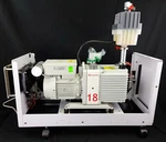 Edwards E1M18 Vane Vacuum Pump W/ EMF20 Filter KF25 & Agilent G3199A Quiet Cover. Fixed Price $3895.00.