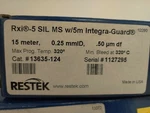 Restek RXI-5 Sil Ms W/5M Interaguard 13635-124, 15 Meter, 0.25MMID, .50UMDF. Fixed Price $350.00.