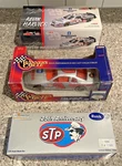 3X Kevin Harvick, Bobby Hamilton, Dale Earnhardt 1:24 Die-cast Stock Cars Box. Fixed Price $9.99.
