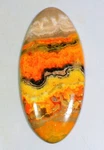 70 Ct 5X28X61 Mm 100% Natural Bumble Bee Jasper Oval Cabochon Gemstone CS-107. Fixed Price $9.49.