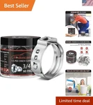 Thicker 3/4 Inch Pex Crimp Rings - 60 Pack, Rust And Corrosion Resistant Quality. Fixed Price $18.99.
