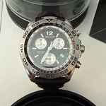 Vintage Swiss Sector 490 Chrono Quartz 44MM Eta 251.272 Steel 100M Men's Watch. Fixed Price $250.00.
