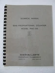 Eberline Gas Proportional Counter PAC-3G Technical Manual. Fixed Price $49.99.
