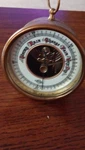 Atco Antique Brass Barometer With Atmospheric Pressure Scale PRE-1930. Fixed Price $75.00.