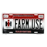 Farm Use License Plate With International Harvester Ih Logo 16208. Fixed Price $16.99.