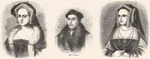 Portraits. Catherine Howard; Cranmer; Parr 1845 Old Antique Print Picture. Fixed Price $14.09.