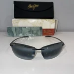 New Maui Jim 423-02 1100L7 Lighthouse Gloss Black Frame / Neutral Grey Polarized. Fixed Price $130.00.