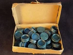 Kimble Kontes Rubber Snap Cap Size Art. No. 28140 Blue Tops 26 Pieces Nos. Fixed Price $9.09.