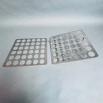 Teledyne Foxy Fraction Collector Rack Replacement Plates For 25 Mm Tubes. Fixed Price $88.55.