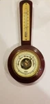 Vintage Fisher West Germany Wood Wall Hanging Barometer Cabin Decor -M88. Fixed Price $29.00.