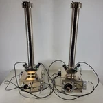 Lot Of 2 Bruker Uhv-compatible Xy Stage High Vacuum Mass Spectrometer Chamber. Fixed Price $1875.00.