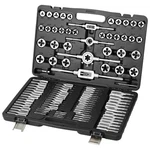 Tap And Die Set 110PCS Metric Size M2 M18 Bearing Steel Threading Tool. Fixed Price $57.59.