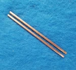 Two (2) 99.99% Pure Copper Rods, Tapered End For Colloidal Generator, 3/16" X 7". Fixed Price $22.00.