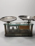 Vintage Torsion Balance Co IL-1 Lab Scale Glass Case Dual Pan Scientific. Fixed Price $129.99.
