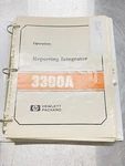 Hewlett Packard Hp 3390A Reporting Integrator - Users Guide / Manual. Fixed Price $39.99.