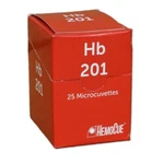Hemocue Hb 201 Analyzer Hemoglobin Microcuvettes, 25 Per Pack. Fixed Price $84.99.