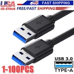 Usb 3.0 Male To Cable Data Transfer Super Speed Power Charger Metal Lot. Fixed Price $129.96.