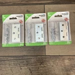 Sets Hillman 3" Screen/storm Door Hinges Satin Brass Finish. Fixed Price $15.99.