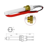 For Pellet Stove Ceramic Igniter 230W 3/8 64-99MM 11,5MM Screw Bio Candle Spare. Fixed Price $57.90.