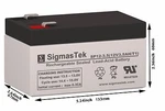 Imed Gemini PC-4 Pump Replacement Sla Battery By Sigmastek. Fixed Price $18.99.