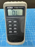 421307 Extech Thermometer W/ Protective Case - Tested Good. Fixed Price $45.00.
