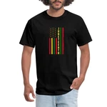 Juneteenth African American Pride Flag Men's T-shirt. Fixed Price $19.99.