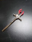 Chemglass Medium Dual Adjustment 3 Prong Extension Clamp CG-9205-S-05. Fixed Price $55.00.