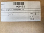 Mettler Toledo 00999192 Mirrors For The DP550.. Fixed Price $290.00.