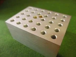 Thermolyne BK165X3A Aluminum Heating Block, 30 Wells, Modular. Fixed Price $29.99.